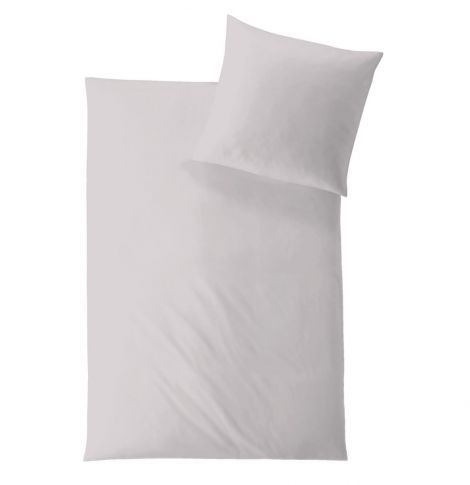 Uni silber Bettwäsche