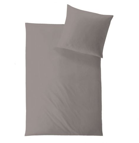 Uni taupe Bettwäsche
