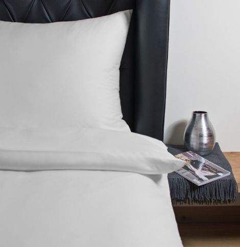 Uni weiss Bettwäsche